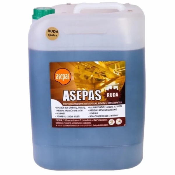 ANTISEPTICKÝ ASEP HNĚDÝ 10L