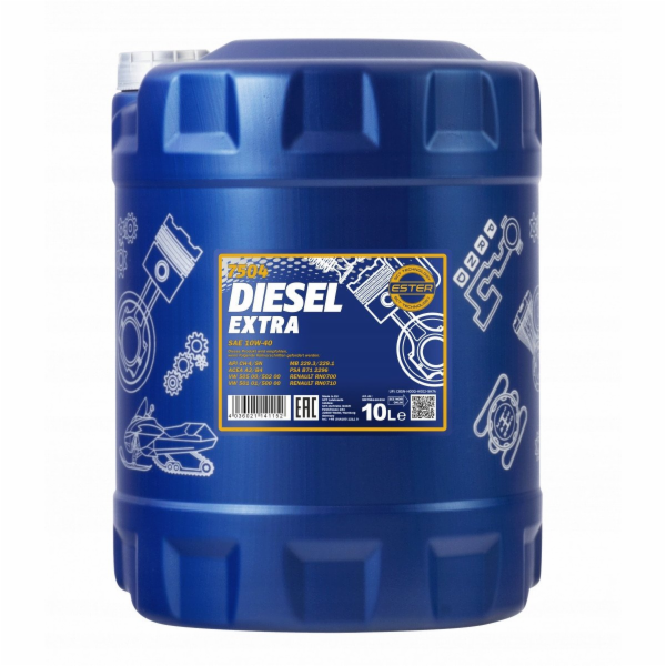 MANNOL DIESEL EXTRA 10W40 MOTOROVÝ OLEJ