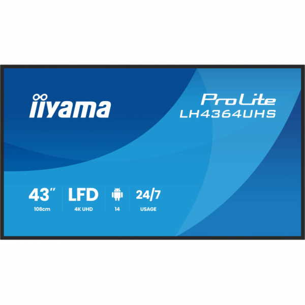 iiyama ProLite LH4364UHS-B1AG - 43" Třída úhlopříčky (42....