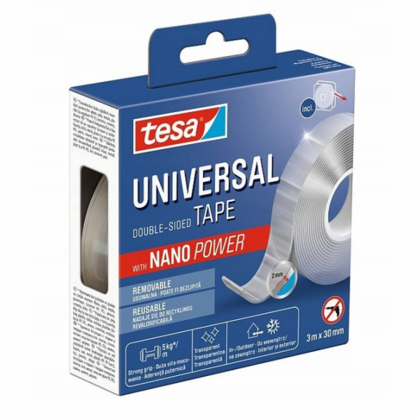 Oboustranná lepicí páska Tesa Universal, oboustranná, 3 m...