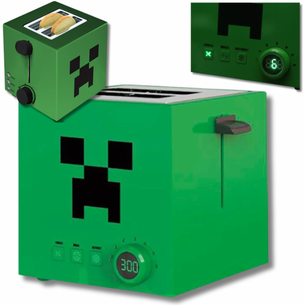 Ukonic Toaster Minecraft Creeper Square