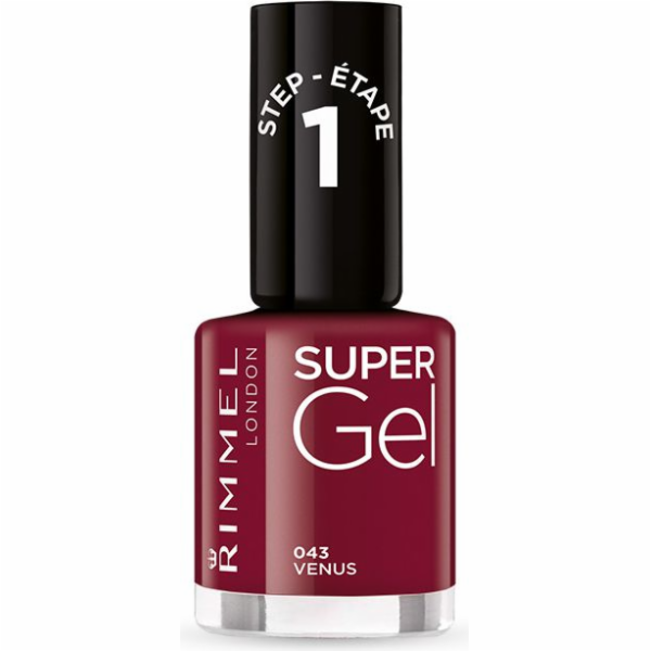 Lak na nehty Rimmel London Super Gel 12ml 043 Venus