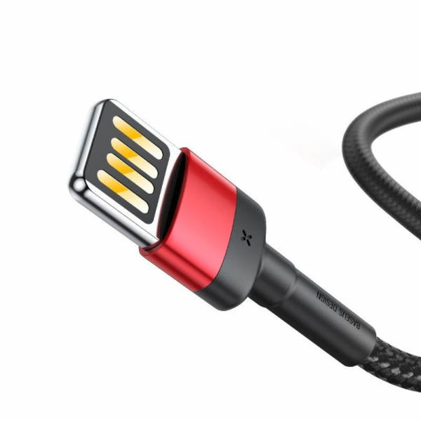 Baseus USB-A - Lightning kabel 1 m Černočervený (CALKLF-G91)