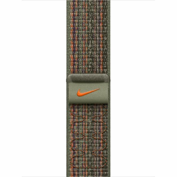 Apple Watch 41mm Sequoia/Orange Nike Sport Loop