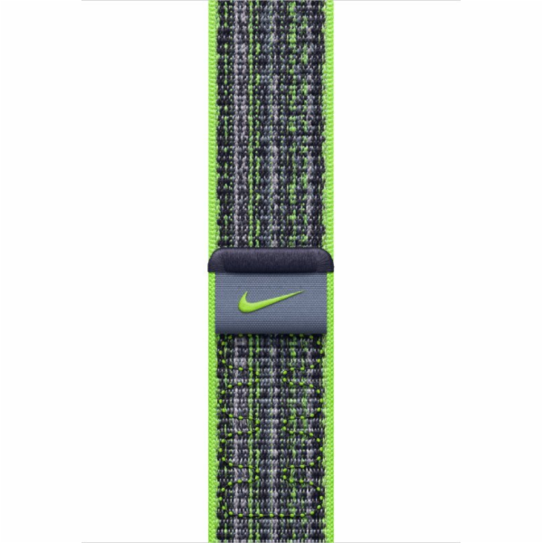 Apple Watch 45mm Bright Green/Blue Nike Sport Loop