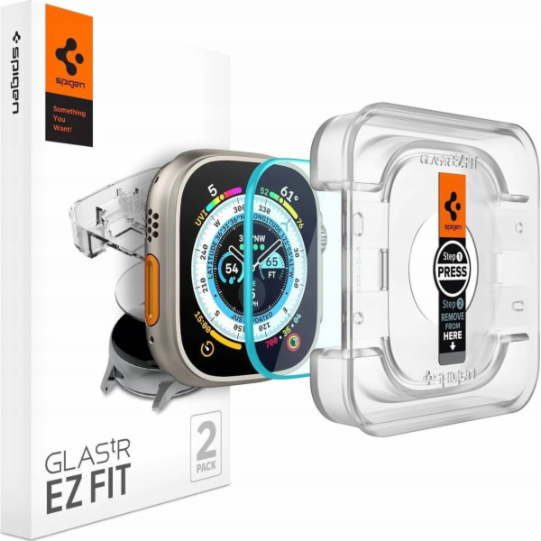 Spigen ochranné sklo Glas.tR EZ Fit pro Apple Watch Ultra...