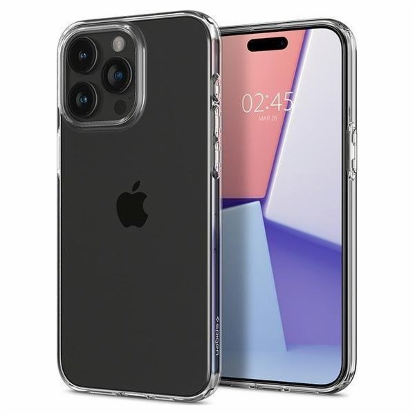 Spigen kryt Liquid Crystal pro iPhone 15 Pro - Crystal Clear
