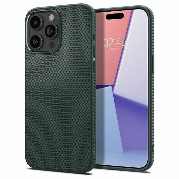 Spigen kryt Liquid Air pro iPhone 15 Pro - Abyss Green