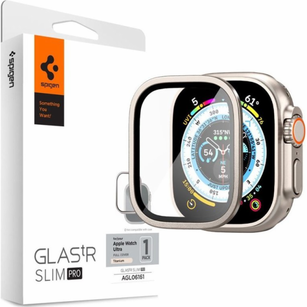 Spigen ochranné sklo Glas.tR Slim Pro pro Apple Watch Ult...
