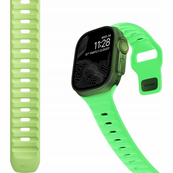 Nomad řemínek Sport Strap pro Apple Watch 44-49mm - Glow 2.0