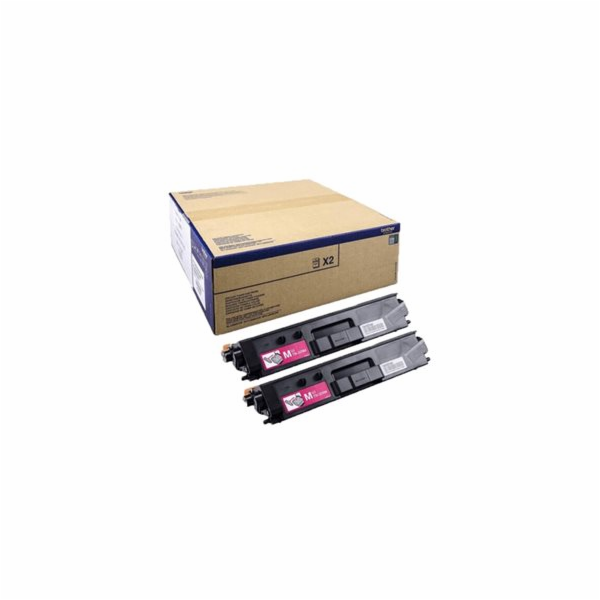 Brother TN329M - 2-balení - purpurová - originální - kaze...