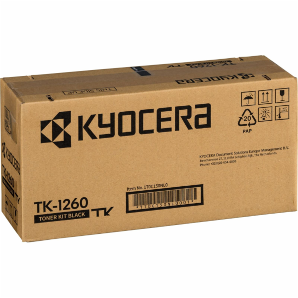 Kyocera toner TK-1260 na 10 000 A4 (při 5% pokrytí), pro ...