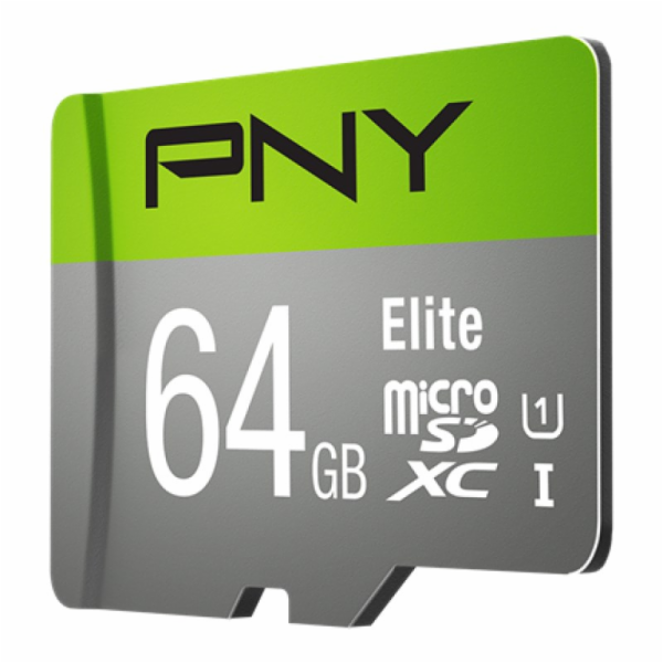 Paměťová karta MicroSDXC Elite 64GB P-SDUX64U185GW-GE