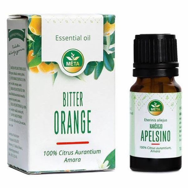 Esenciální olej z hořkého pomeranče META, 10 ml