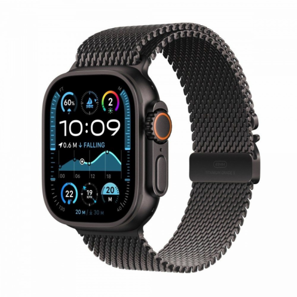 Apple Hodinky Ultra 2 GPS + Cellular, 49mm černé titanové...