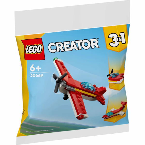 LEGO CREATOR 3 V 1 30669 Ikonické červené letadlo