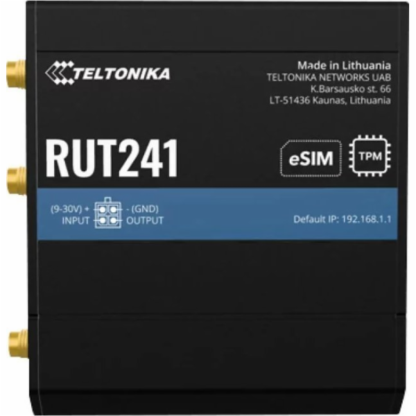 TELTONIKA Průmyslový router RUT241 eSIM