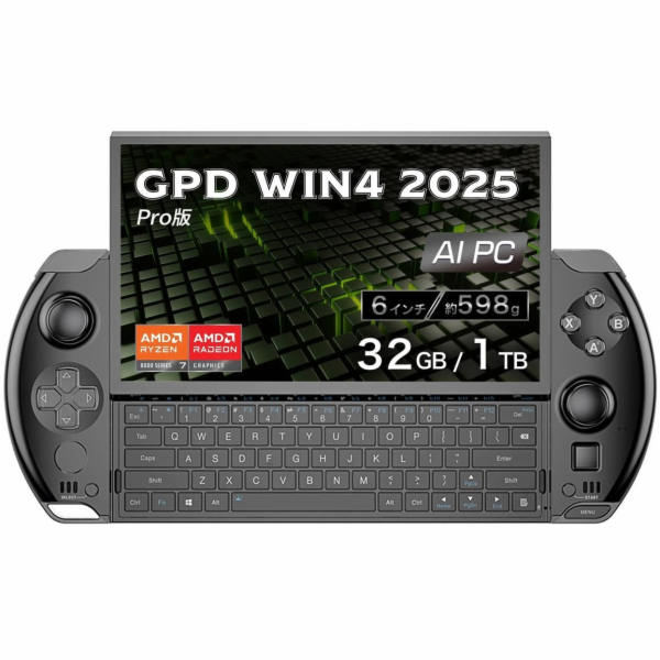 Laptop GPD Win 4 2025 GPD06-W4884032001 Ryzen 7 8840U/6" ...