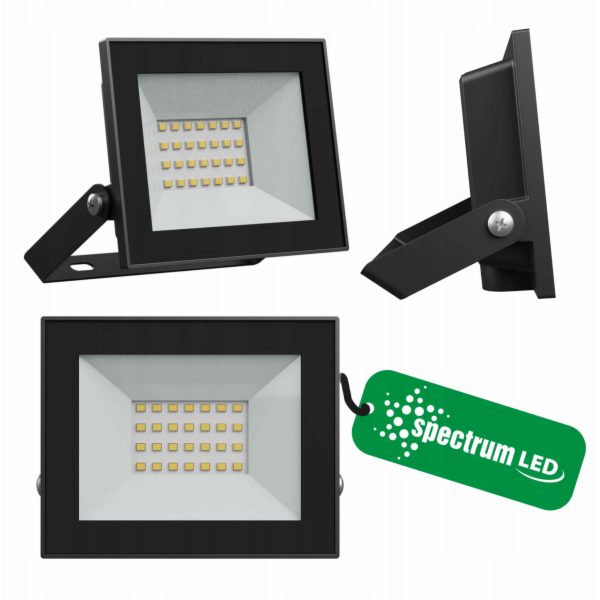 VENKOVNÍ LED PODLAHOVÉ SVÍTIDLO 20W 230V NW IP65 ČERNÉ