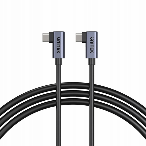 UNITEK C14147ABK01-0.5M - USB C 90°/90° PD 100W M/M 1M