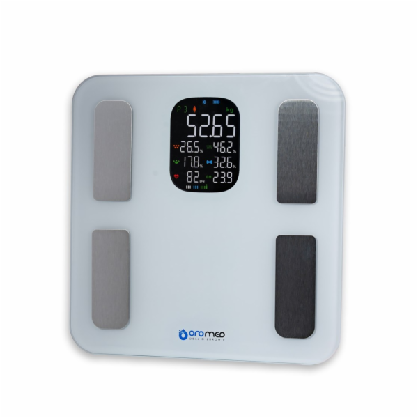 Elektronická koupelnová váha OROMED ORO-BLUETOOTH SMART bílá
