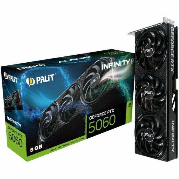 Palit Grafická karta GeForce RTX 5060 INFINITY 3 8GB GDDR...