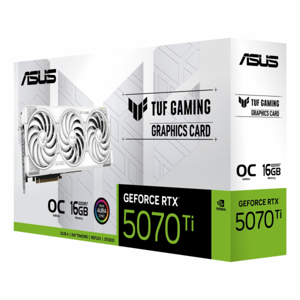 Grafická karta ASUS TUF Gaming RTX 5070 Ti 16 GB OC White