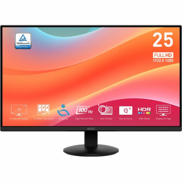 MSI Pro MP252L počítačový monitor 62,2 cm (24.5") 1920 x ...