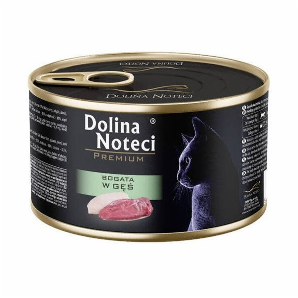 DOLINA NOTECI Premium Rich in goose - mokré krmivo pro ko...
