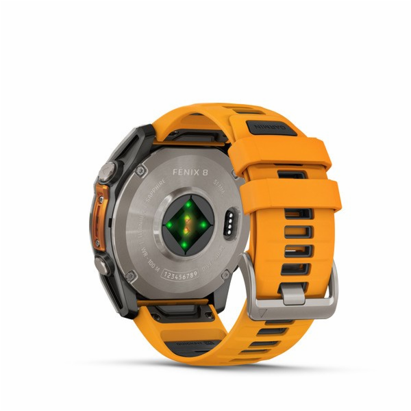 Garmin Fenix 8 3,56 cm (1.4") AMOLED 51 mm Digitální 454 ...
