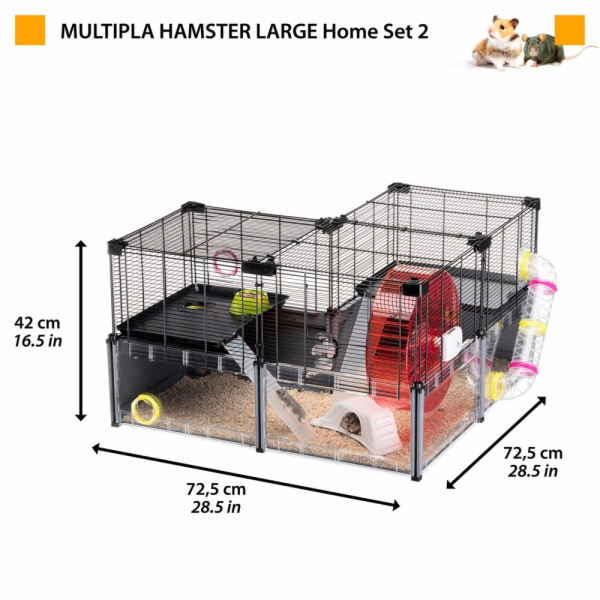 FERPLAST Multipla hamster large - klec pro hlodavce - 107...