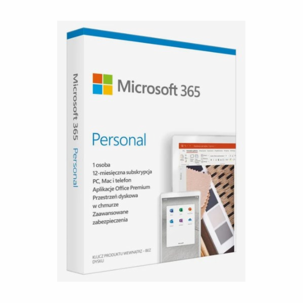 Microsoft 365 Personal PL (1 osoba; 5 zařízení ; 12 měsíc...