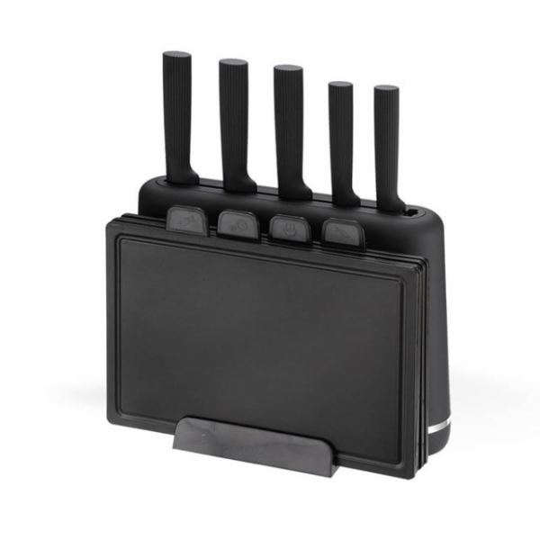Maestro MR-1412-BLACK Sada nožů s blokem + sada prkének Č...