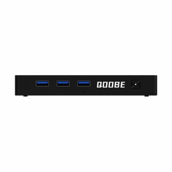 Mini PC Qoobe SUC N150/12GB/SSD 512GB/Win 11 Pro černý
