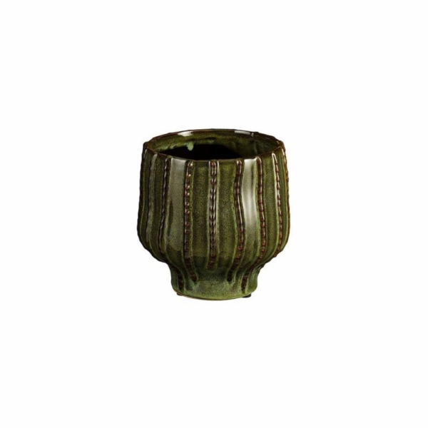 Květináč Mica 1173846, keramický, O 16 cm, zelený