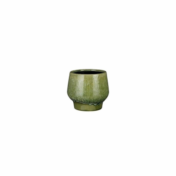 Květináč Mica 1152038, keramický, O 14 cm, zelený