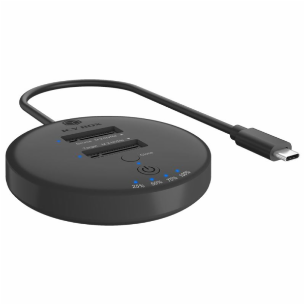 IcyBox Klonovací + dokovací stanice pro 2xNVMe M.2SSD IB-...