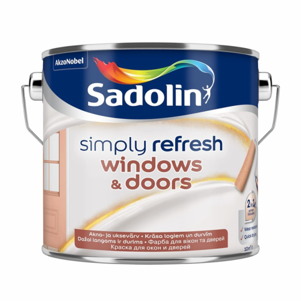 BARVA SIMP REFRESH OKNA A DVEŘE BW 2,5 L