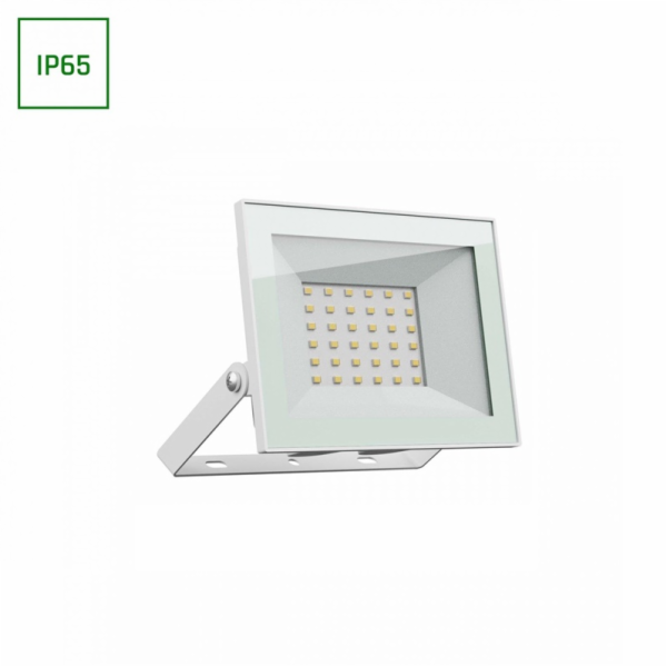 VENKOVNÍ LED PODLAHOVÉ SVÍTIDLO 30W 230V NW IP65 BÍLÉ