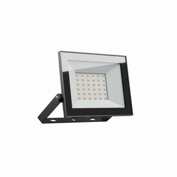 VENKOVNÍ LED PODLAHOVÉ SVÍTIDLO 30W 230V NW IP65 ČERNÉ