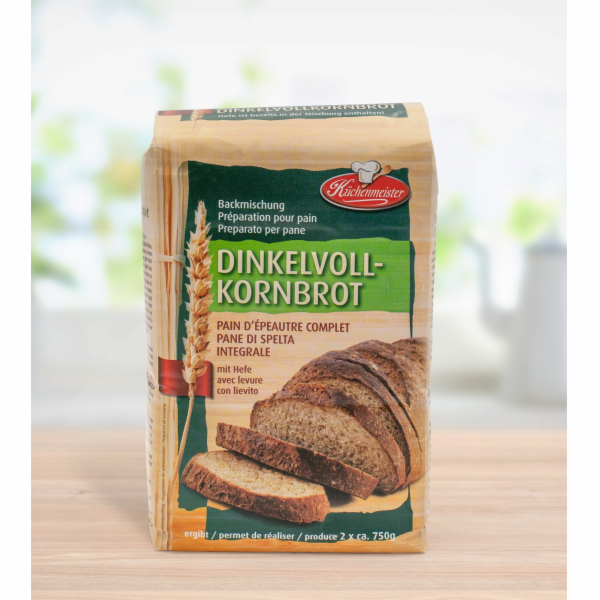 Küchenmeister Směs na chleba Celozrnný špaldový chléb 1 kg