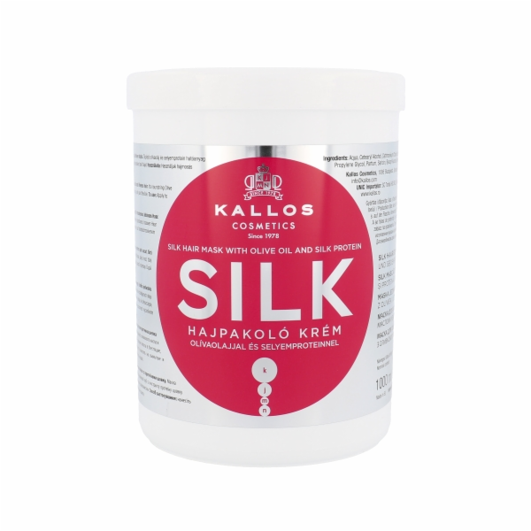 Maska na vlasy Kallos Silk Hair Mask 1000ml