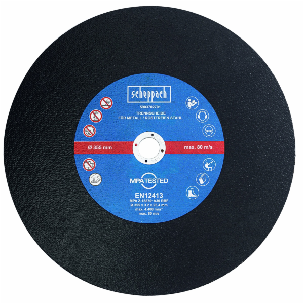 Scheppach Řezný kotouč k MT 140 / 150 (pr. 355 x 25,4 / 3...