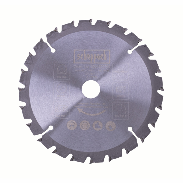 Scheppach pilový kotouč 160/20mm, 24z pro DIVAR 55 / PL 55