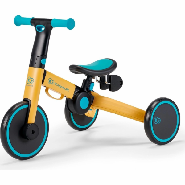 KinderKraft 4TRIKE Tříkolka Slunečnicová modrá