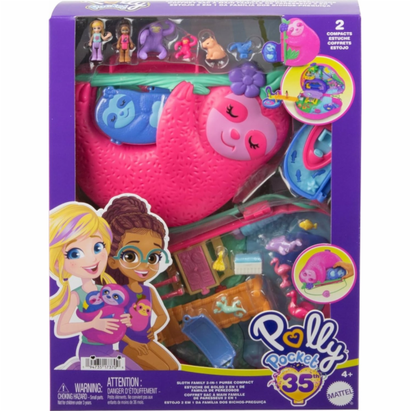 Mattel Polly Pocket Kompaktní kabelka Rodinná figurka len...