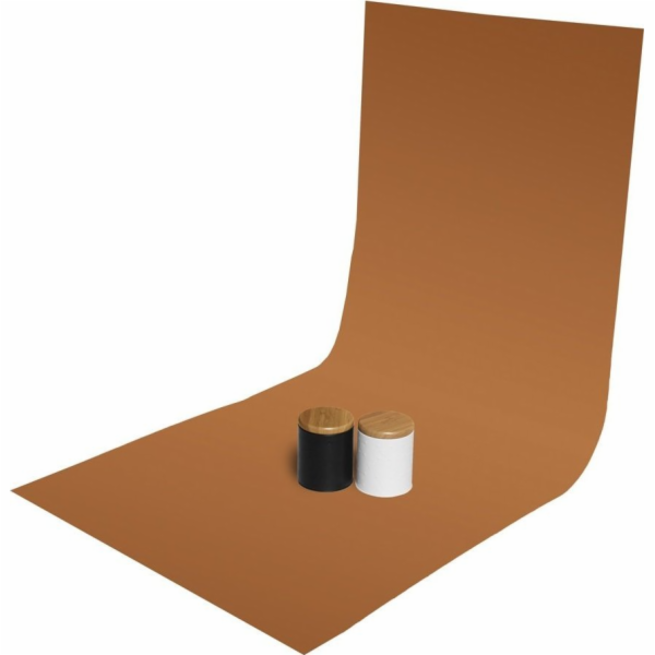 GlareOne GlareOne PVC pozadí 60x130cm - káva s mlékem