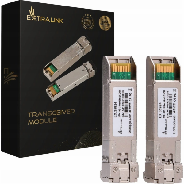 ExtraLink EXTRALINK SFP+ 10G 1310NM SM LC 40KM 2 kusy