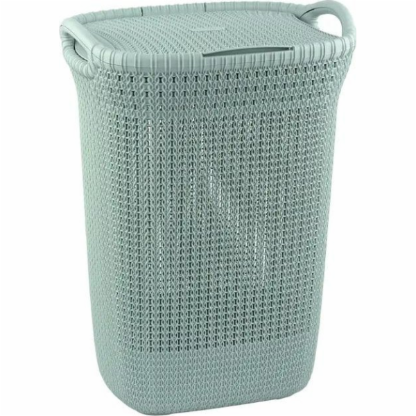 Curver Koš na prádlo Curver Knit 57 l/šedo-modrý