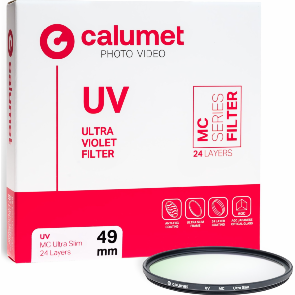 Calumet Filtr UV filtr Calumet MC 49 mm ultra tenký 24 vr...